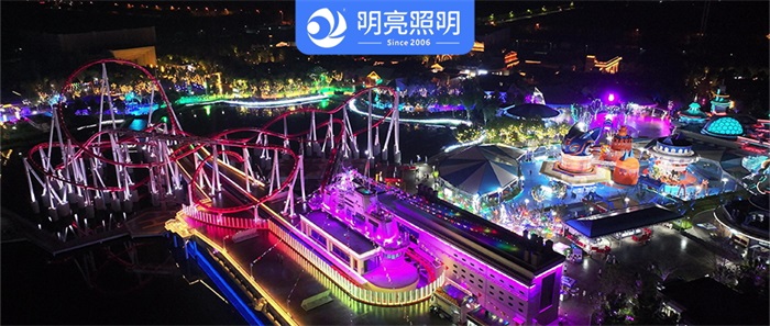 為什么他們的游樂園亮化如此吸引人？