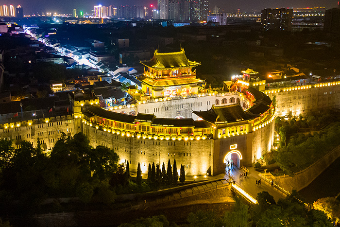 洛陽(yáng)麗景門燈光亮化